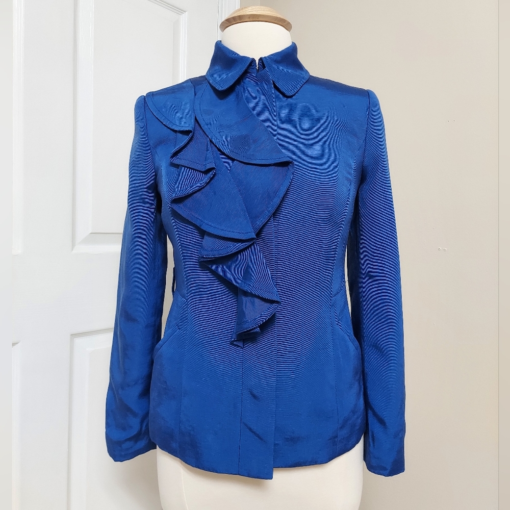 ANNIE KLEIN jaquet women size S blue color